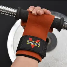 1 пара, перчатки для спортзала из воловьей кожи, противоскользящие, для тяжелой атлетики, накладки, для тренировки, кроссфита, Перчатки для фитнеса, защита ладони