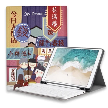 

Wireless keyboard case for iPad 7th generation 10.2'' A2197 A2200 A2198 Multi-angle stand for iPad 5/6th Gen 9.7'' Air 2019 case