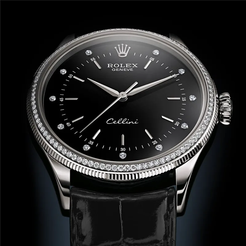 

Rolex- Geneve Datelog Series Ladies Men's Automatic Mechanical Watch Stainless Steel Waterproof Casual Watch Gift 25 Orders