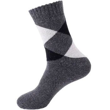 

Mens Winter Socks Thicker Wool Socks Super Man Socks Merino Wool Fall and Winter Plush Warm Thicker Cotton Skarpetki Men Gift