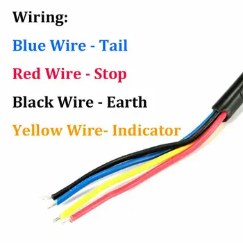 

Red Light Light LED Tail Lights Truck Van Indicator Emergency Super Bright