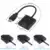 HDMI-совместимый с VGA Адаптер Кабель Мужчина К Famale Конвертер для PS4 1080P Цифровой Аналоговый Видео Аудио Для ПК Ноутбук Планшет