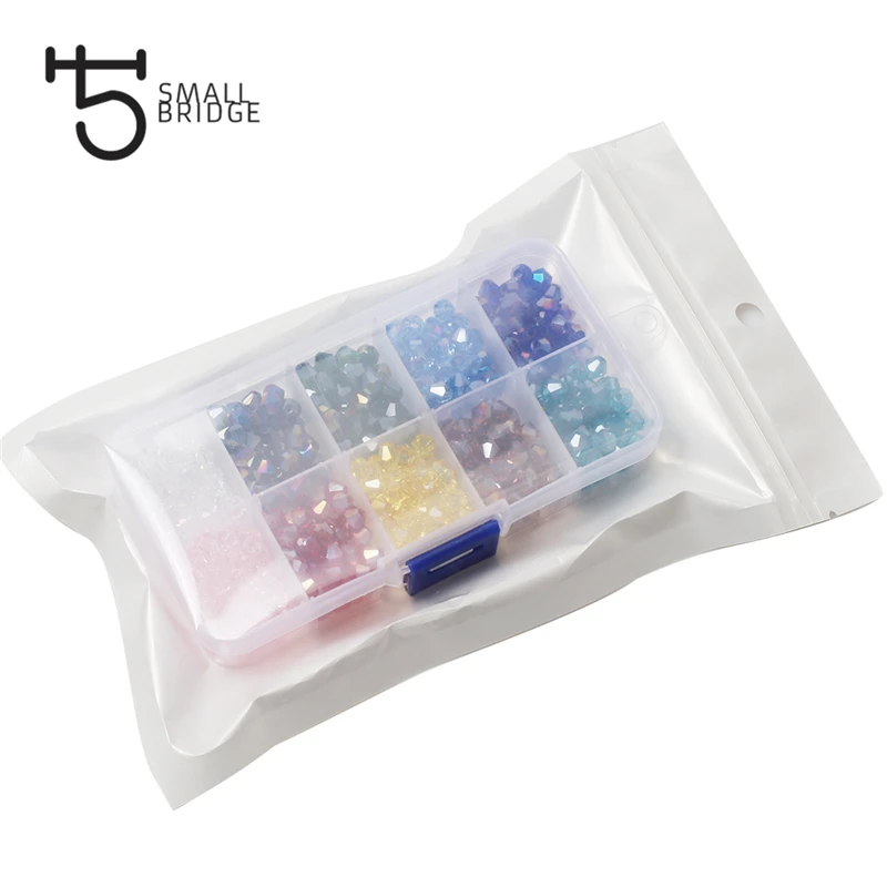 3 4 mm tschechische Doppelkegel-Glasperlen für die Schmuckherstellung, Diy-Zubehör für Frauen, facettierte lose Distanzperlen-Set, Großhandel, 800 Stück – Detail 7