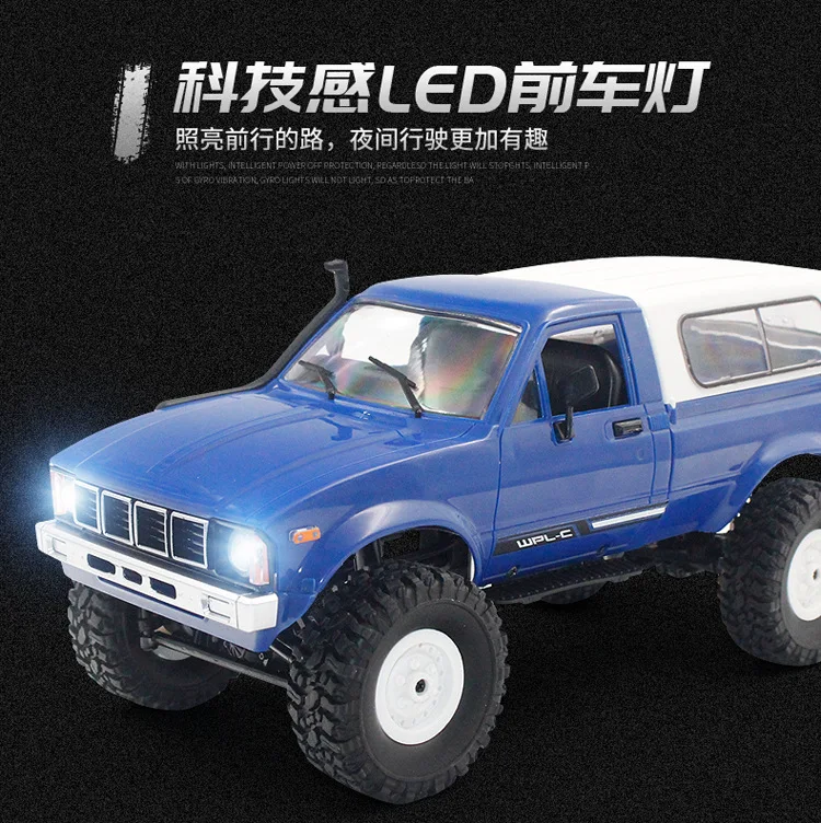 Dc-24 wanpy длинные дао Дэн целый ряд пикап Cherokee дистанционного Управление 4-канальный 2,4G восхождение внедорожный армейский грузовик
