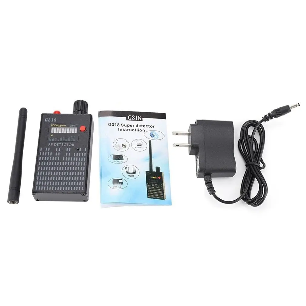  G318 Anti-Spy Verstärkung Signal Detektor RF Spy Bug GPS Tracker Finder Tracer Finder 2G 3G 4G Dete