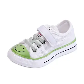 

New children breathable net shoes comfortable soft student sport shoes for Kids running shoes boys girls sneakers green pink