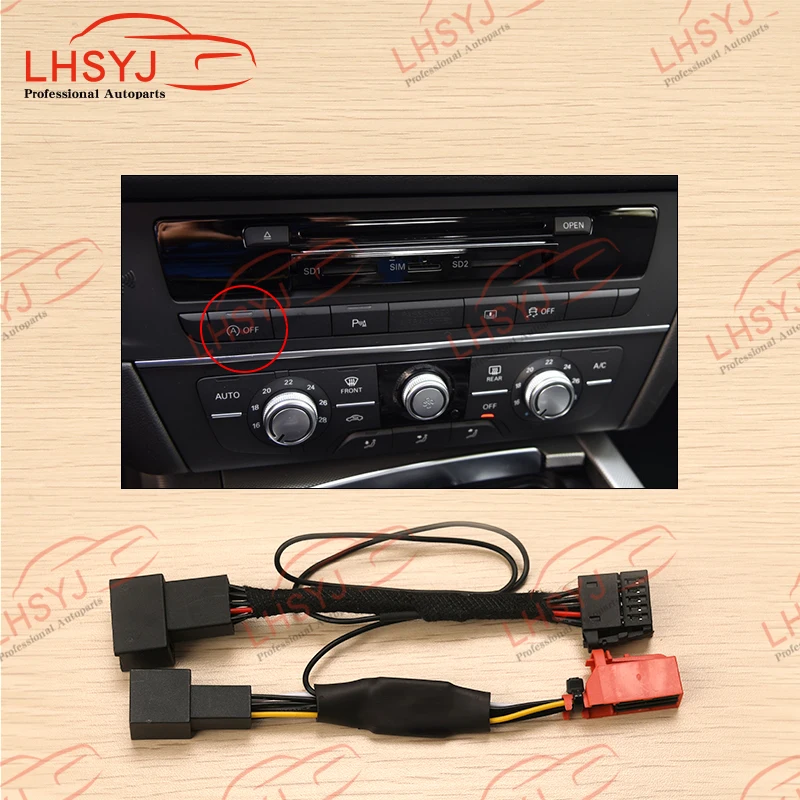 

For Audi A6L A7 Automatic Stop Start Engine System Off Device Control Sensor Plug Stop Cancel