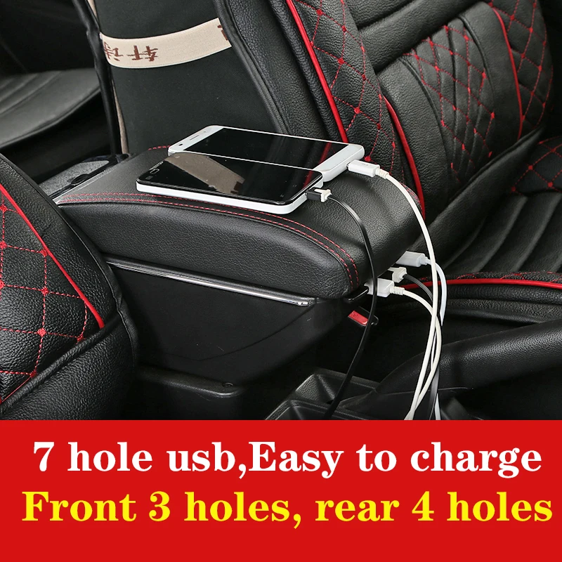 Подлокотник поворотный для Honda City центр консоль ящик для хранения подлокотник