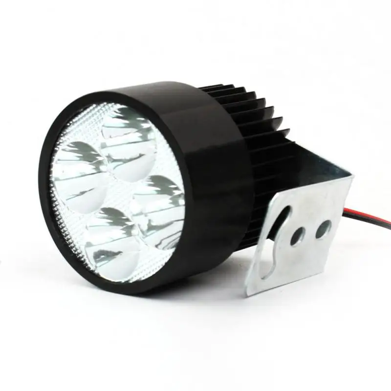 

1Pcs DC12V-85V 20W LED Spot Light Head Lamp Mount for Bike Car Motorcycle Black Motorcycle Headlights accessories