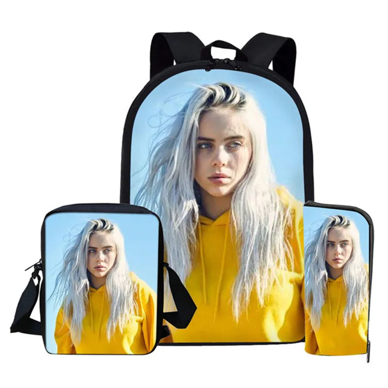 9 (1)CED Coloranimal Billie Eilish школьный рюкзак Набор для девочек-подростков школьная сумка американская африканская королева рюкзак для школьников - Цвет: 9 (1)CED