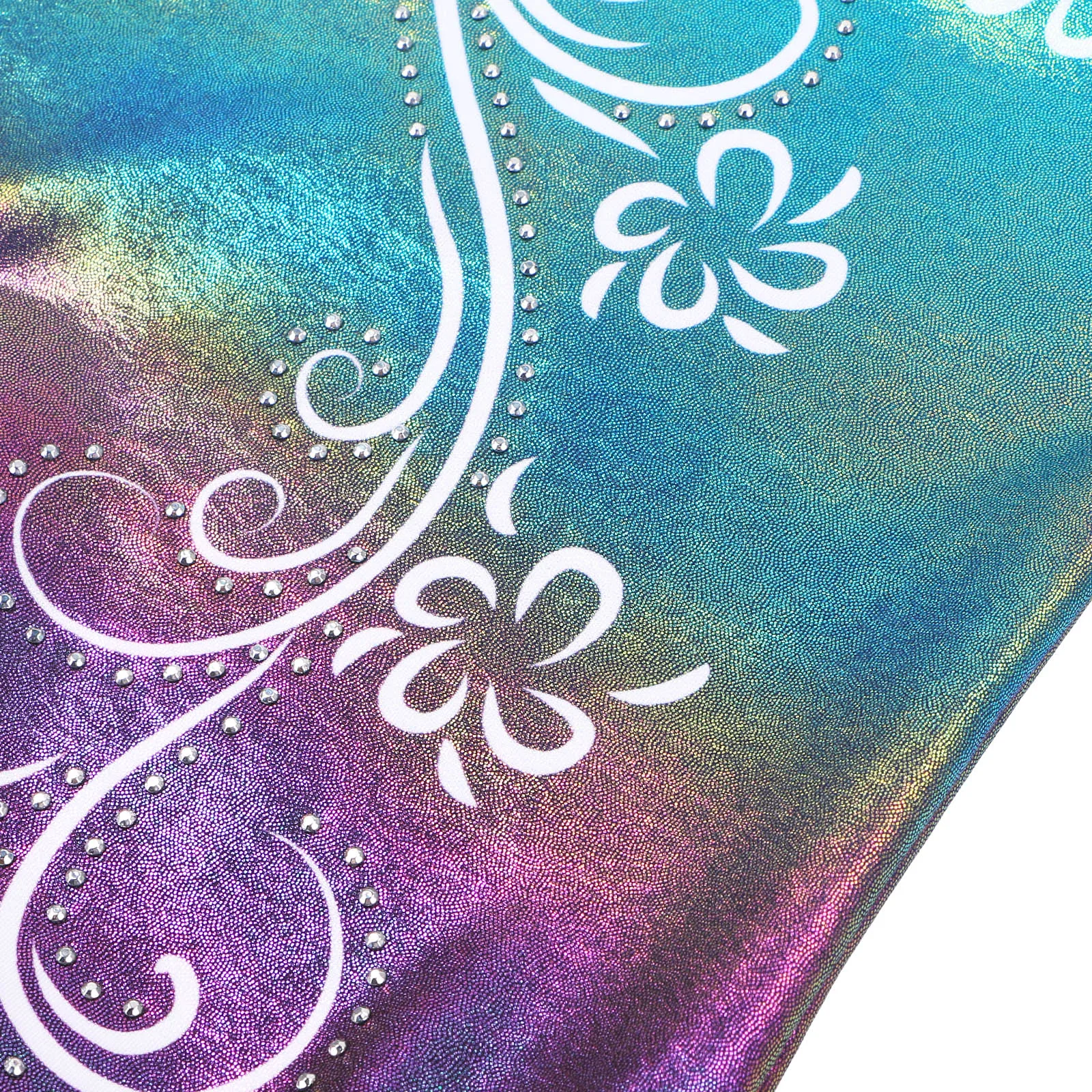 Children Dance Leotards Gymnastics Dancewear Sets Teens Leotard For Gymnastics Long Sleeve Kids Ballet Wear Gradient Color Print Bodysuit Ballerina Practice Jumpsuit