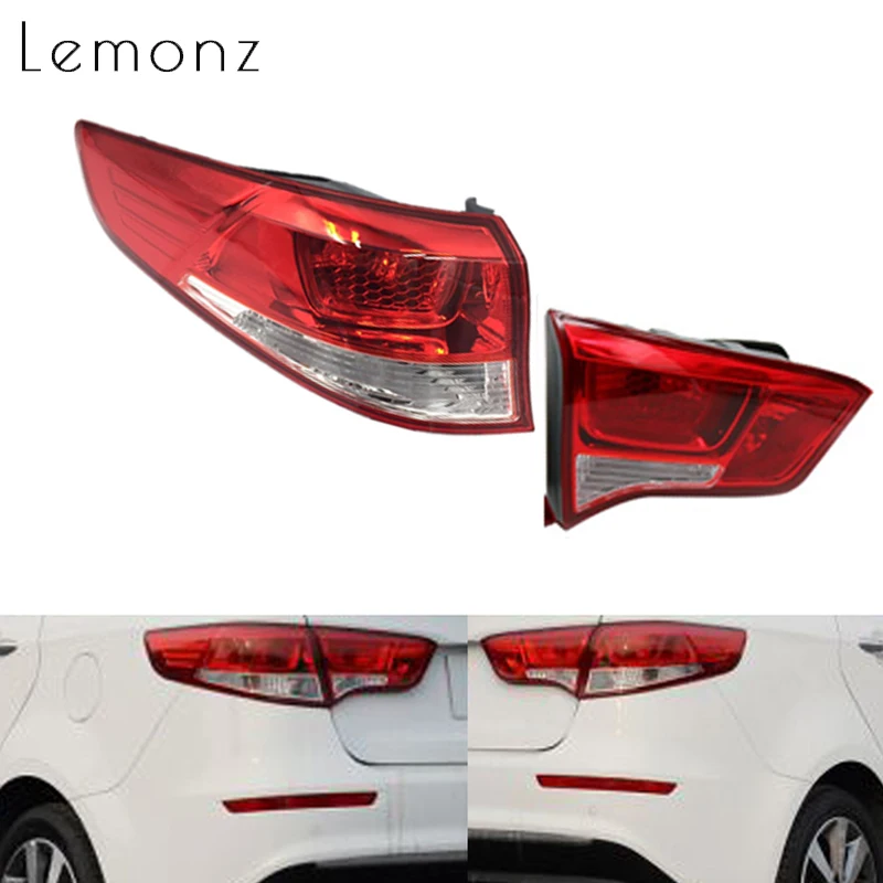 

Tail Light for Kia K2 2015-2016 Rear Brake Light Tail Lamp Taillight taillamp Stop Lamp Tail Light Assembly Outer Inner