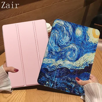 

For iPad Air 2 1 Case Back Ultra Thin Slim PU Leather Smart Cover for Apple iPad 5 6 A1474 A1475 A1476 A1566 A1567 Stand Fundas