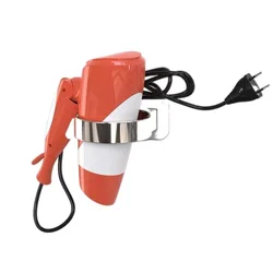 clown Punch-free Hairdryer Storage Rack Wall Mounted Hair Dryer Holder stand Shelf for Home Bathroom Dressing Room no drill