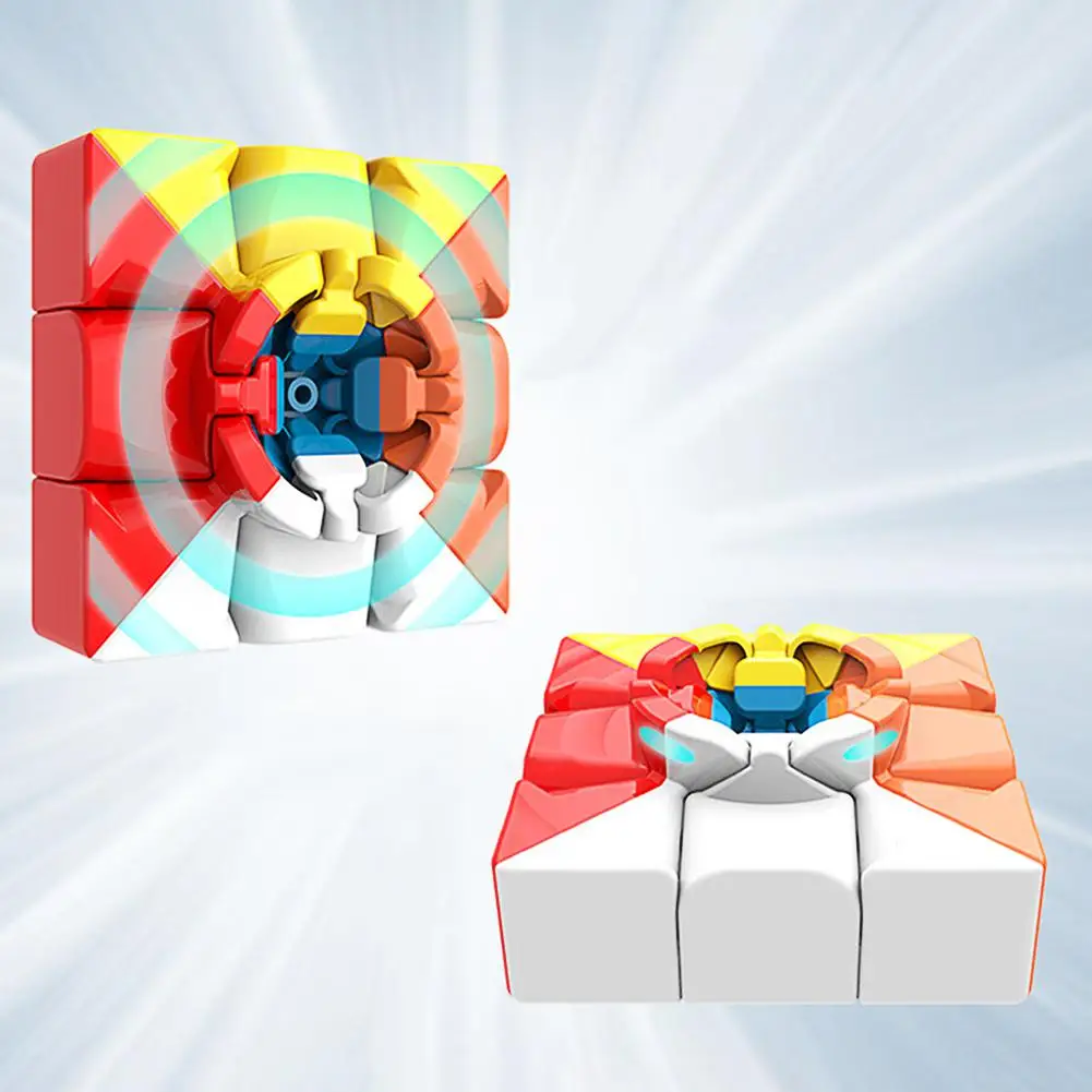 Магический кубик 3х3х3, красочные Stickerless головоломки игрушки для детей, взрослых, профессиональный Скорость куб высокое качество подарок база