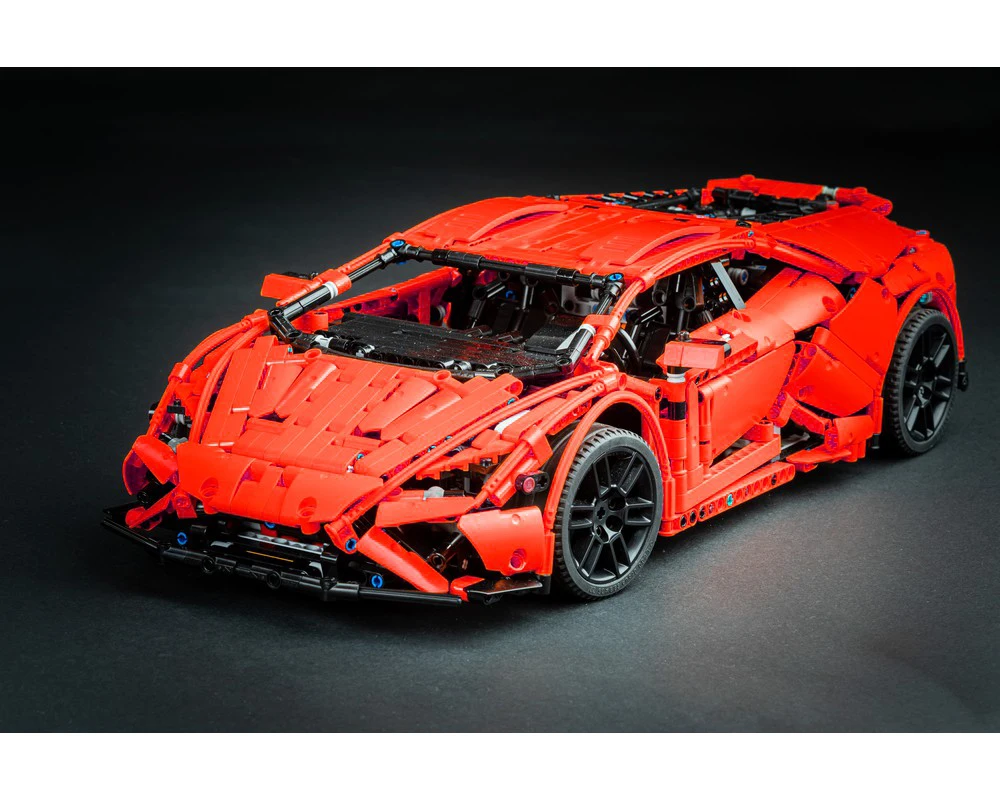 Технология строительный блок MOC 44637 Монстр двигателем Супер спортивный
