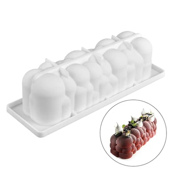 

3D Cloud Bubble Cake Mold Chocolate Mousse Decor Tool Mould Bakeware Easy Clean