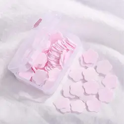 100/1000 Pcs Mini Cleaning Soaps Portable Hand Wash Soap Papers Scented Slice Washing Hand Bath Travel Small Soap