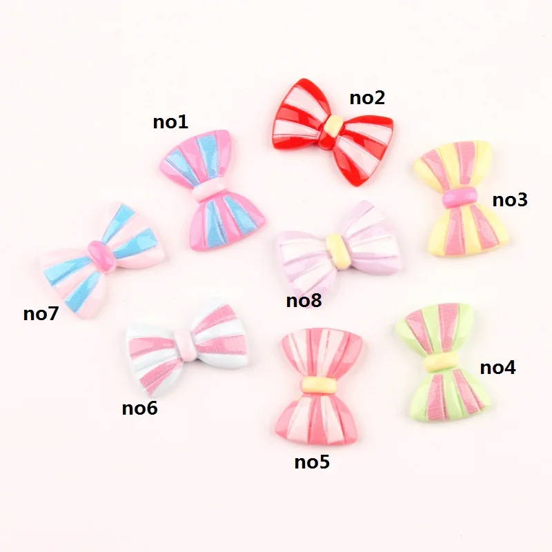 10 шт. Симпатичные Подвески в виде банта для девушек заколка волос ювелирные