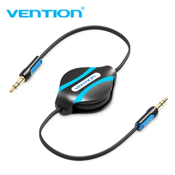 

Vention Aux Cable 3.5 Jack Audio Cable 3.5mm Retractable Aux Cord For iphone 8 Car Stereo Samsung S8 Speaker Computer Mp3 Mp4
