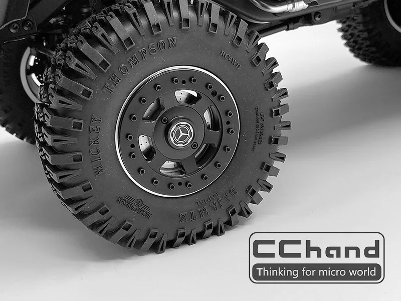 CCHAND TRX-4 TRX-6 Mercedes 6X6 G63 G500 2,2 дюйма металлический замок колеса шины