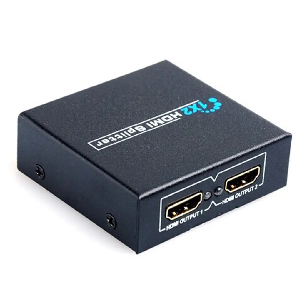 Hdmi1 в 2 из дистрибьютора 1 2hdmi сплиттер Hd ТВ аудио и видео дистрибьютор Поддержка удаленного Wakeup