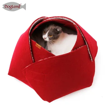 

New Products Creative Rose Cat Nest Origional Design Four Seasons Cat Bed Pet Pad Changeable Feature Cat House