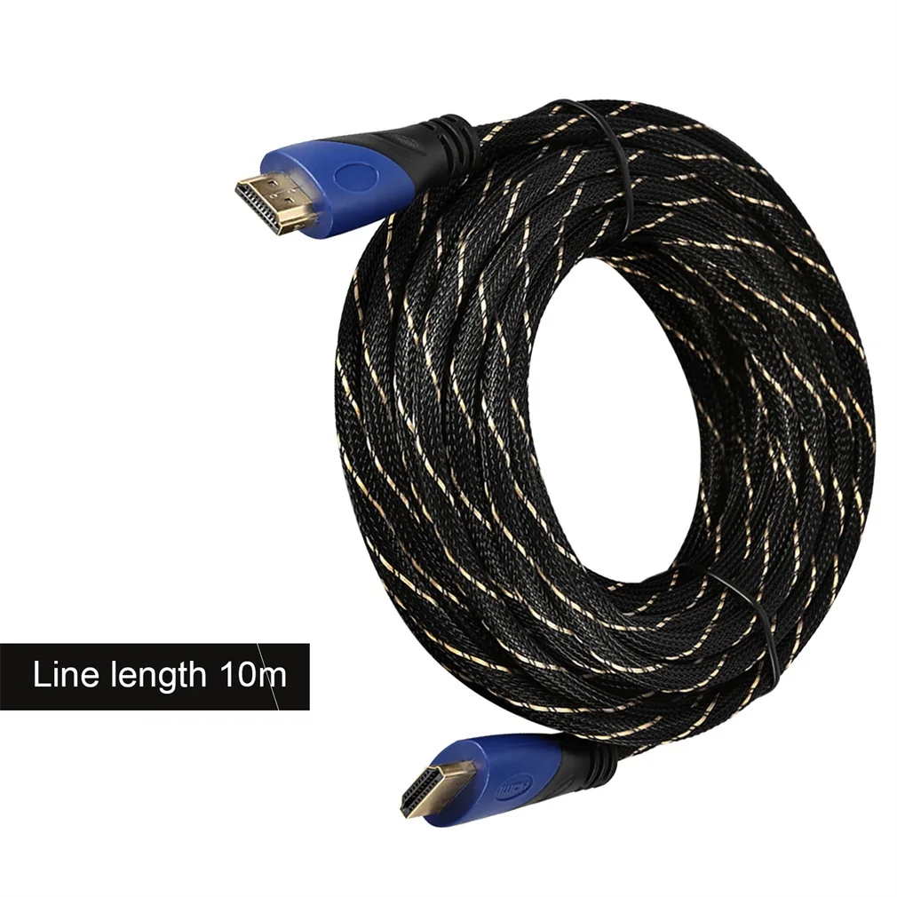 LESHP сине-черный 2/3/10 м Прочный Портативный Высокоскоростной HDMI кабель с Ethernet поддерживает 3D& Реверсивный звуковой канал