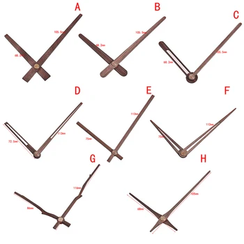 

1PC DIY Wooden Pointers Wall Clock Hands 12 inch Clock Needle Quartz Replace Parts
