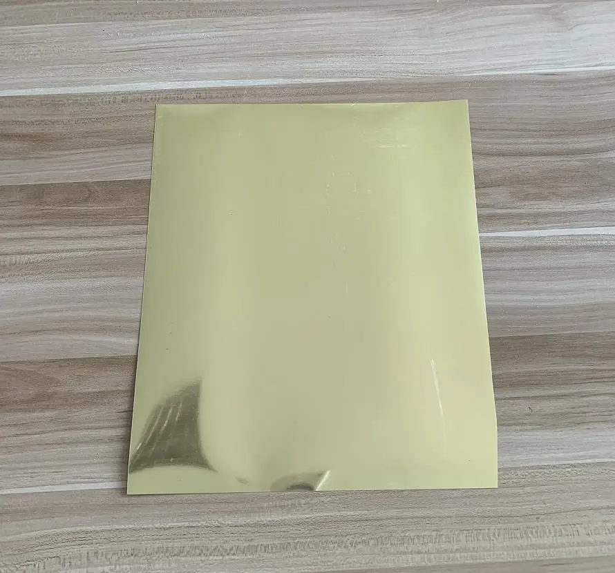 1 лист, 1" x 40"(25 см x 100 см), металлическая теплопередача, виниловые рулонные листы, камуфляж, железная пленка, HTV футболка - Цвет: A003 gold