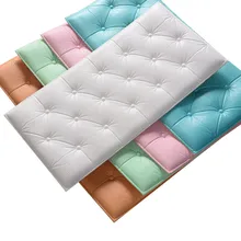 3D искусственная кожа пенопластовая настенная бумага для дома самоклеющаяся Водонепроницаемая гостиная детская спальня чистый цвет фон мягкая настенная бумага