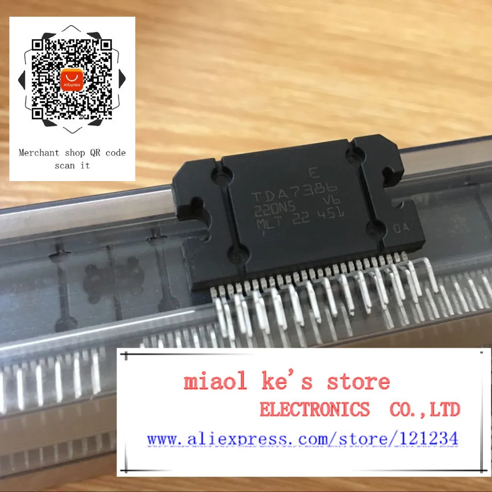 100% Новый оригинальный: TDA7386 TDA 7386 - IC AMP AB QUAD 45 Вт 25FLEXIWATT | Электронные компоненты и