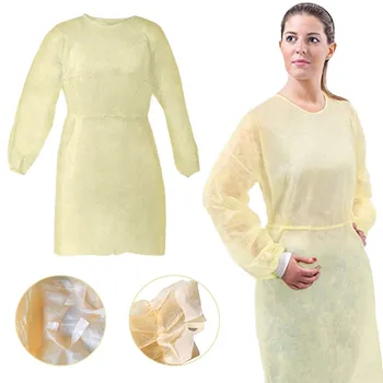 

new hazmat suit Disposable Protective Isolation Clothing Anti-Spitting And Anti-Oil Stain Nursi high quality protective suit #35