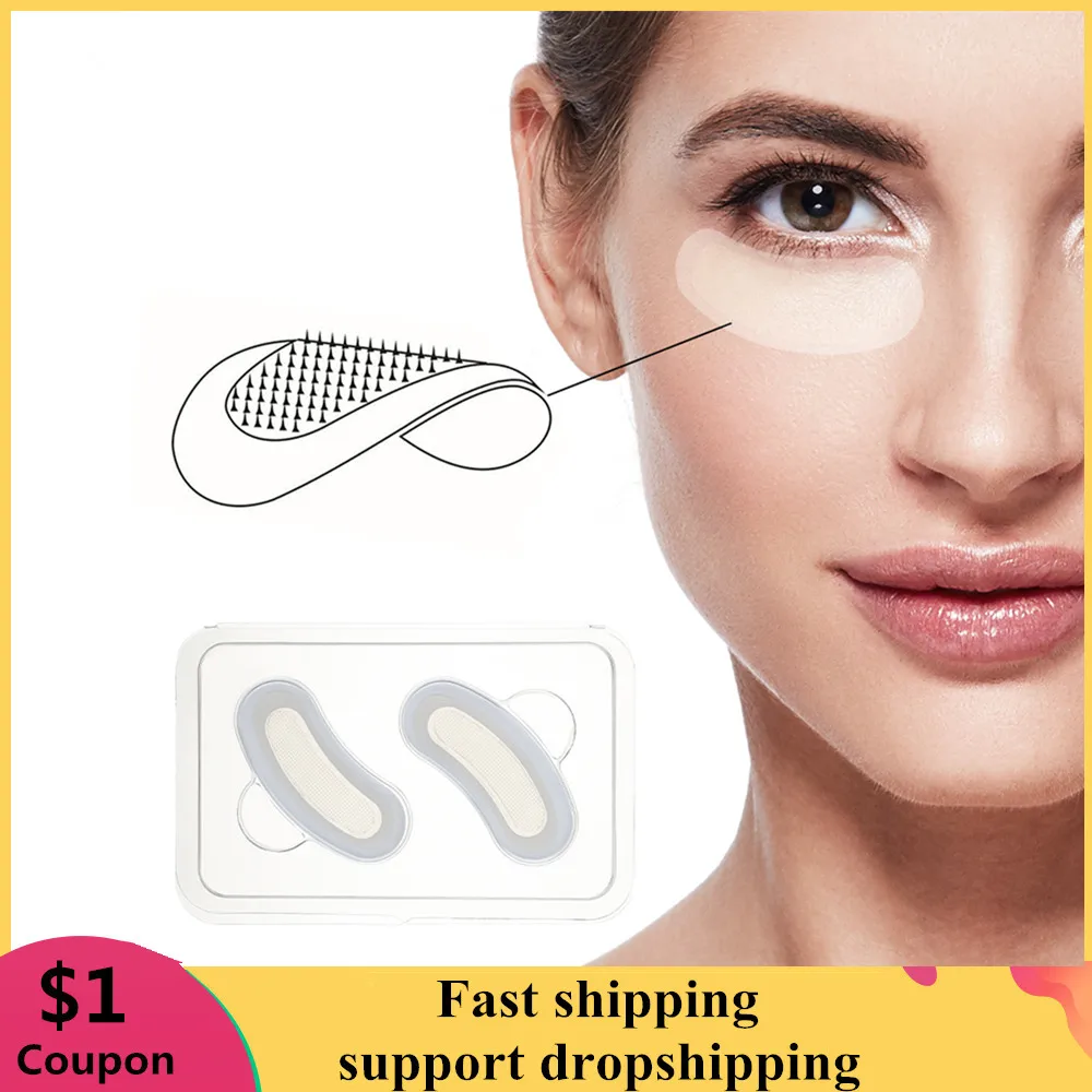 Micro-Ago Patch Per Gli Occhi Maschera Cosmetica Coreana Per La Cura Della Pelle Del Viso Patch Microneedle Per Le Rughe Della Fronte Rimuovere Le Rug