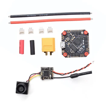 

JMT GHF411AIO F4 Flight Controller 30A ESC + Firefly 1/3 CMOS 1200TVL 2.1mm Lens NTSC Camera VTX for RC Drone Toothpick Larva X