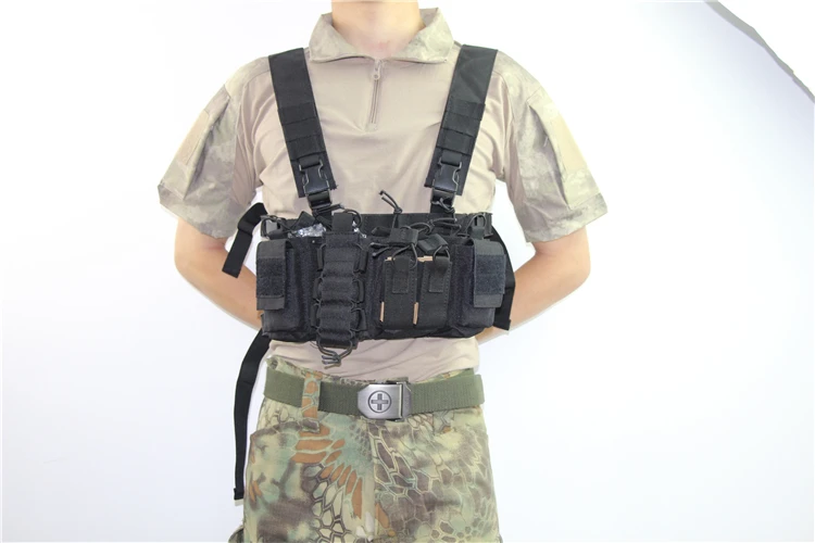 Tactical Vest Airsoft Paintball Carrier Strike chaleco chest rig Pack Military equipment Pouch Duty vest