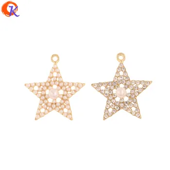 

Cordial Design 30Pcs 27*29MM Jewelry Accessories/Charms/DIY Making/Imitation Pearl/Star Shape/Pendant/Hand Made/Earring Findings