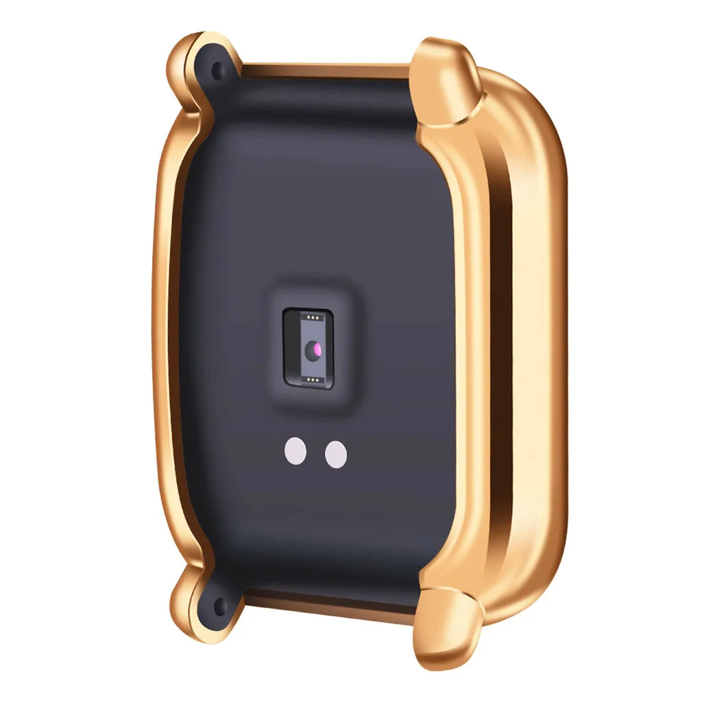 Bip amazit для honor band 4 ремешек Гальванизированный Мягкий ТПУ чехол Защитный чехол для Huami Amazfit Bip Youth Watch bracelet