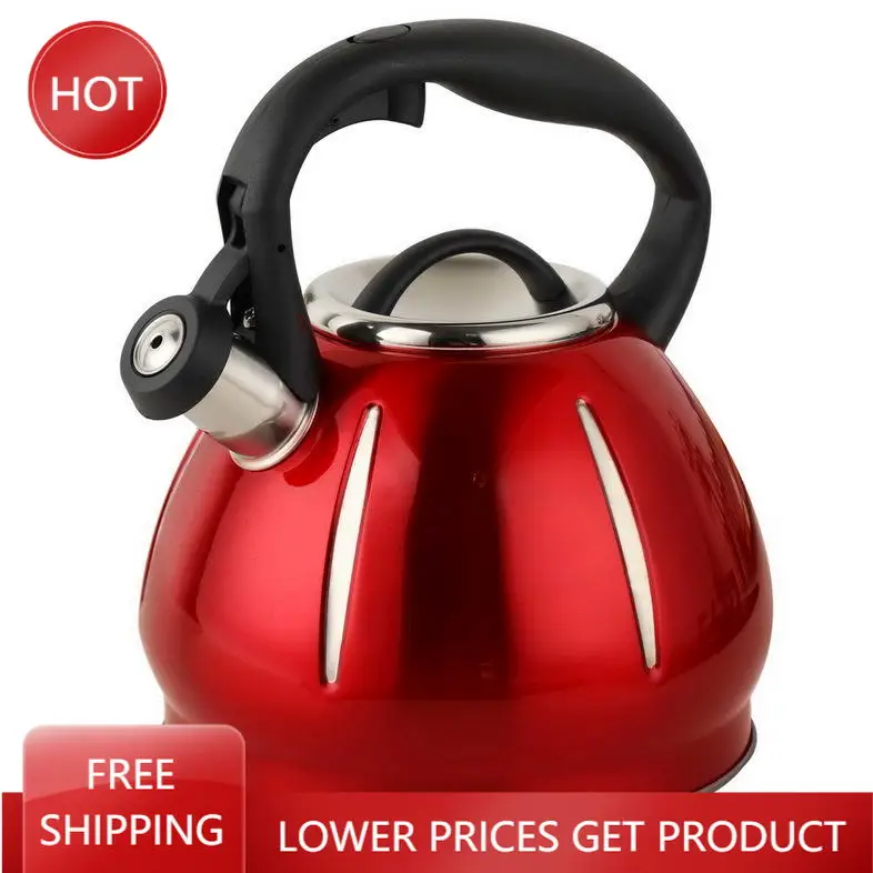 Large Kettle Tea Pot Coffee Hot Water Stainless Steel Kettle For Travel Boiling  Water Bouilloire Portable Water Heater Kettle - AliExpress