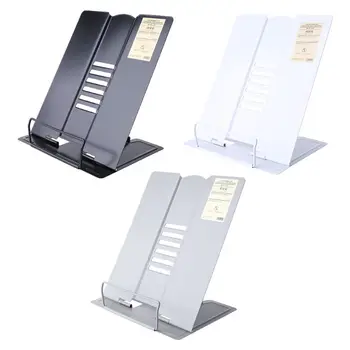

Metal Adjustable Reading Book Holder Bookend Stand Support Document Shelf Bookst