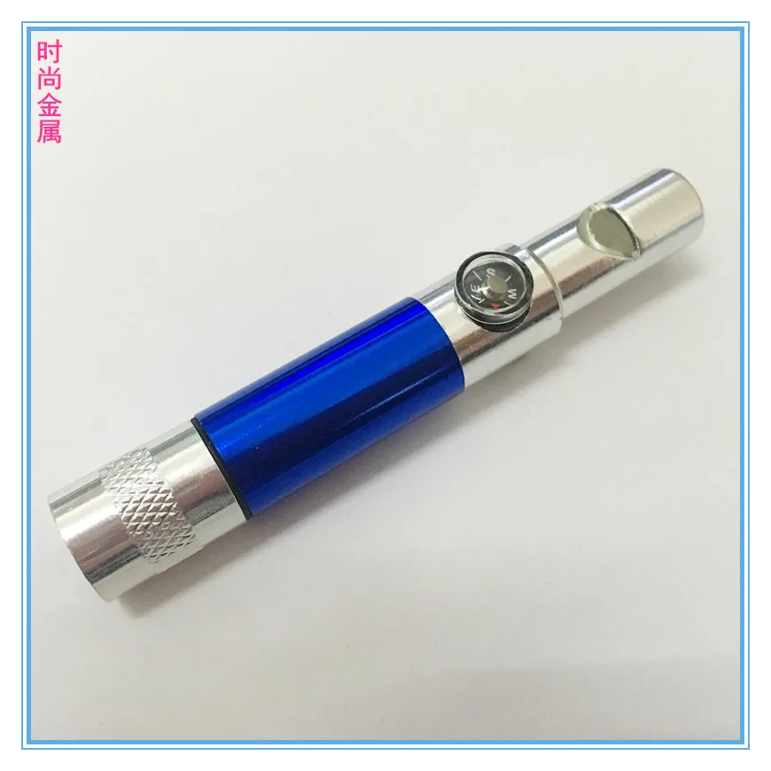 Многофункциональная электронная лампа для выживания на открытом воздухе, компас, три в одном, свисток, светодиодный, алюминиевый сплав, kou shao deng