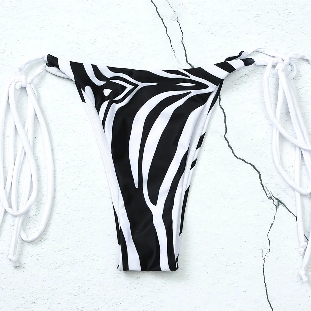 Сексуальный комплект бикини, купальник для женщин, пуш-ап, высокая талия, купальник, Бразильское бикини, maillot de Bain femme, полосатый купальник с принтом зебры