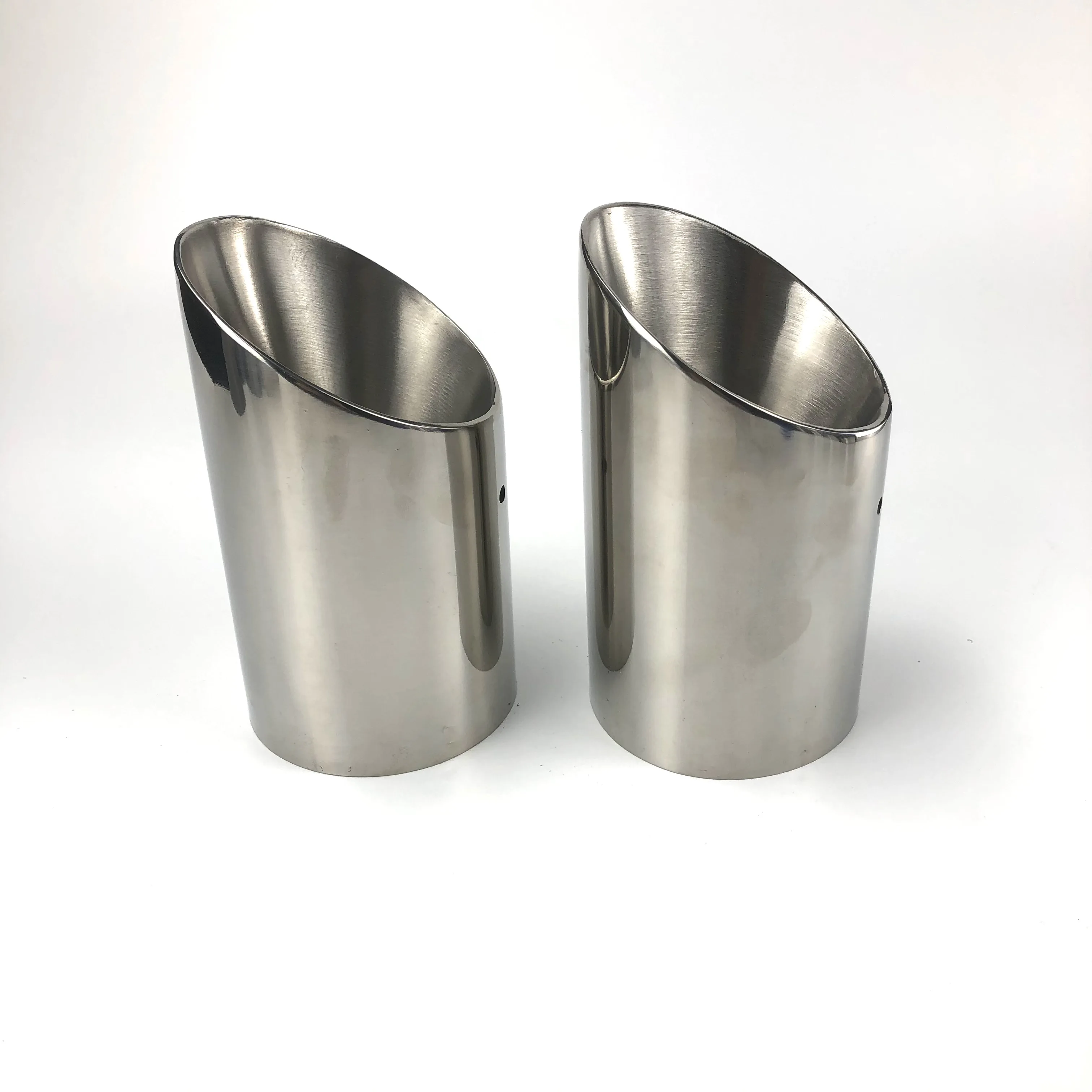 2x NEW STAINLESS STEEL EXHAUST TAIL REAR MUFFLER TIP PIPE For Mazda 6 2009 -2014 ATENZA 2013 2017 For Mazda CX-5 2013-2017 exhaust pipe tip tail pipe muffler