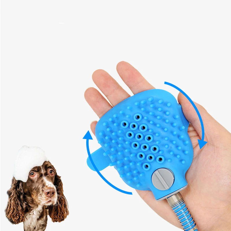 Инструмент для купания питомцев скребок для собаки опрыскиватель удобный массажер душевой инструмент чистящие моющие опрыскиватели для ванны
