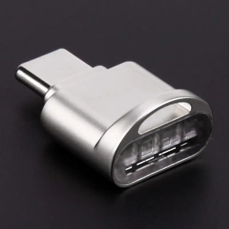 Мини портативный брелок type-C USB3.1 Micro SD TF считыватель карт памяти