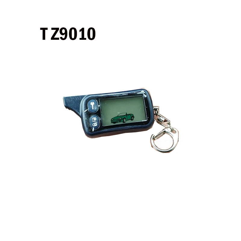2-полосная TZ9010 ЖК-дисплей дистанционного Управление брелок, TZ-9010 брелок для автомобиля безопасности Двухстороннее автосигнализации Системы Томагавк TZ 9010