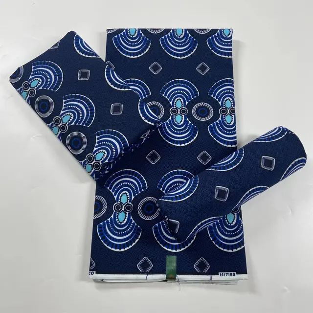 2021 New Hot Sale African Wax Fabric Cotton Material Nigerian Ankara Block Prints Batik Dutch High Quality Sewing Cloth VL-40 8