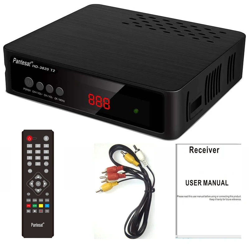 HD спутниковый ТВ приемник тюнер Dvb T2 Wifi Usb Full-HD 1080P Dvb-t2 тюнер ТВ коробка Dvbt2 IP tv M3u Youtube встроенное руководство на английском языке