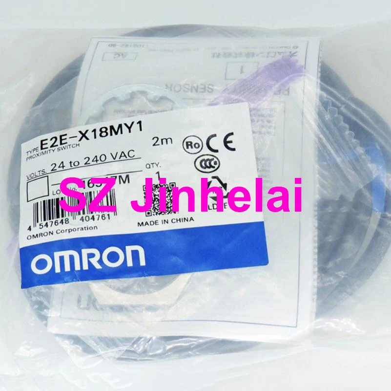 OMRON E2E-X18MY1 Аутентичное Оригинальное переключение датчика приближения 2 м 24-240VAC
