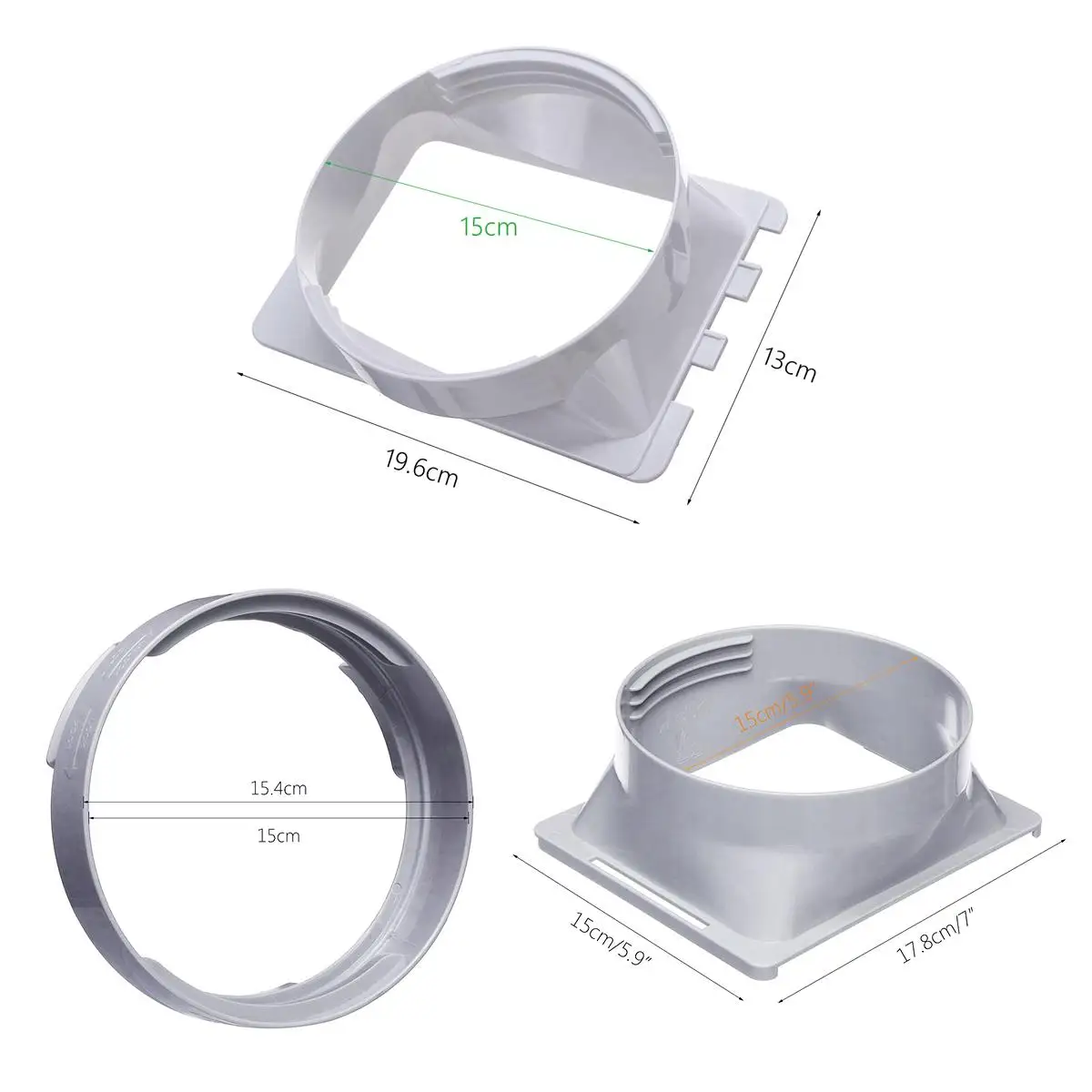 Air Conditioner Exhaust Hose Connector Adaptor for Portable Air Conditioner
